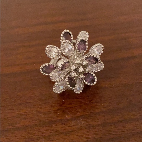 Purple statement ring - Picture 5 of 7